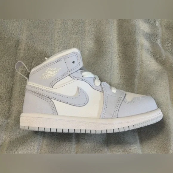 Nike Jordan 1 Mid Toddler Cobalt Bliss/White Size 8c - Picture 8 of 13